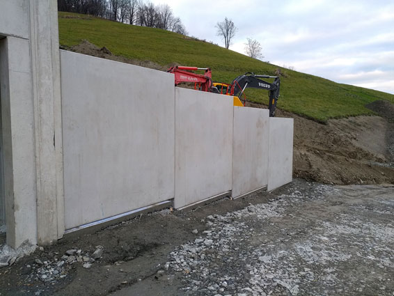 Création d'un mur de soutènement en escalier