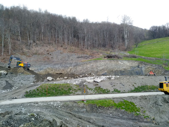 Réalisation des talus