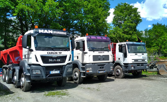 Les camions de Carlin TP